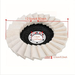 Wool Felt Polishing Wheel for Angle Grinder, Very Fine Wheel