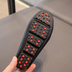 Boys Slip On Loafer Shoes Lightweight Non Slip Flat Shoes
