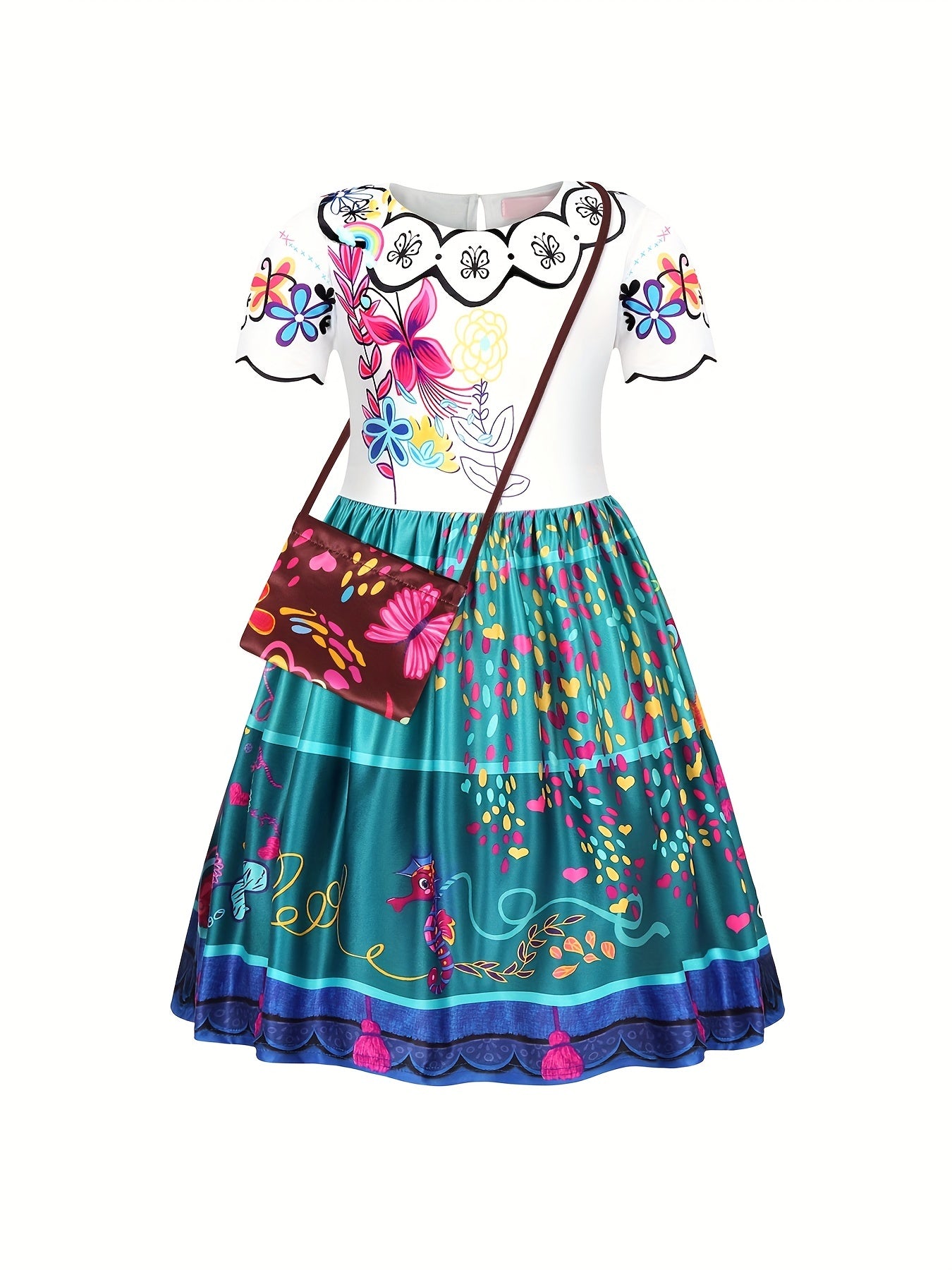 2pcs Toddler Girls Princess Costume Halloween Dress