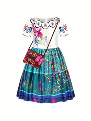 2pcs Toddler Girls Princess Costume Halloween Dress