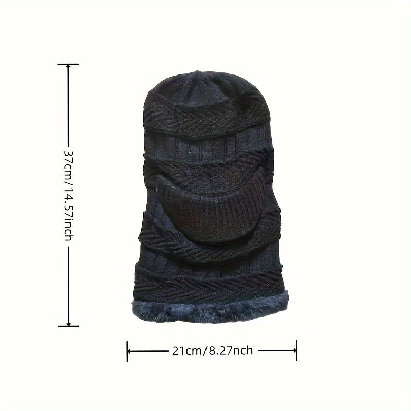Winter Riding Hat with Fleece Lining and Ear Protectors