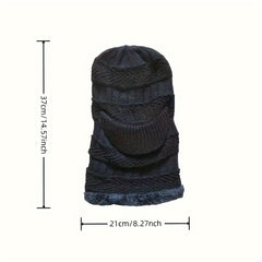 Winter Riding Hat with Fleece Lining and Ear Protectors