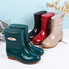 Heighten Round Toe Non Slip Rain Boots