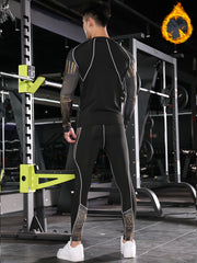 Men's Compression Set: T shirt & Leggings for Gym Workout Running