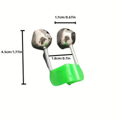20pcs Double Ringing Fishing Bell Plastic Clip Buckle Sea Fishing Pole Tackle