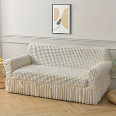 Seersucker Sofa Slipcover Universal Couch Cover Furniture Protector