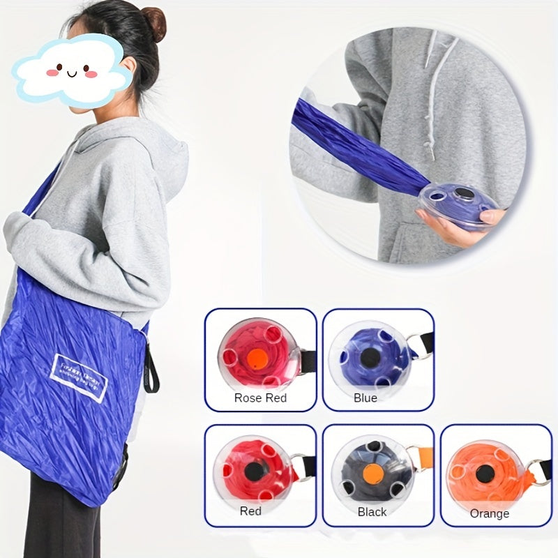 Nautiloop Small Folding Telescopic Disc Shopping Bag