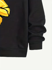 Cartoon Hoodie Boy Print Boys Casual Creative Pullover Sweatshirt