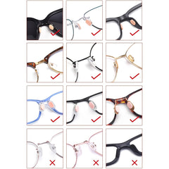 Soft Foam Non Slip Eyeglass Nose Pads, Self Adhesive