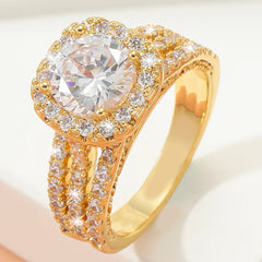 Zircon Women's Wedding Engagement Ring