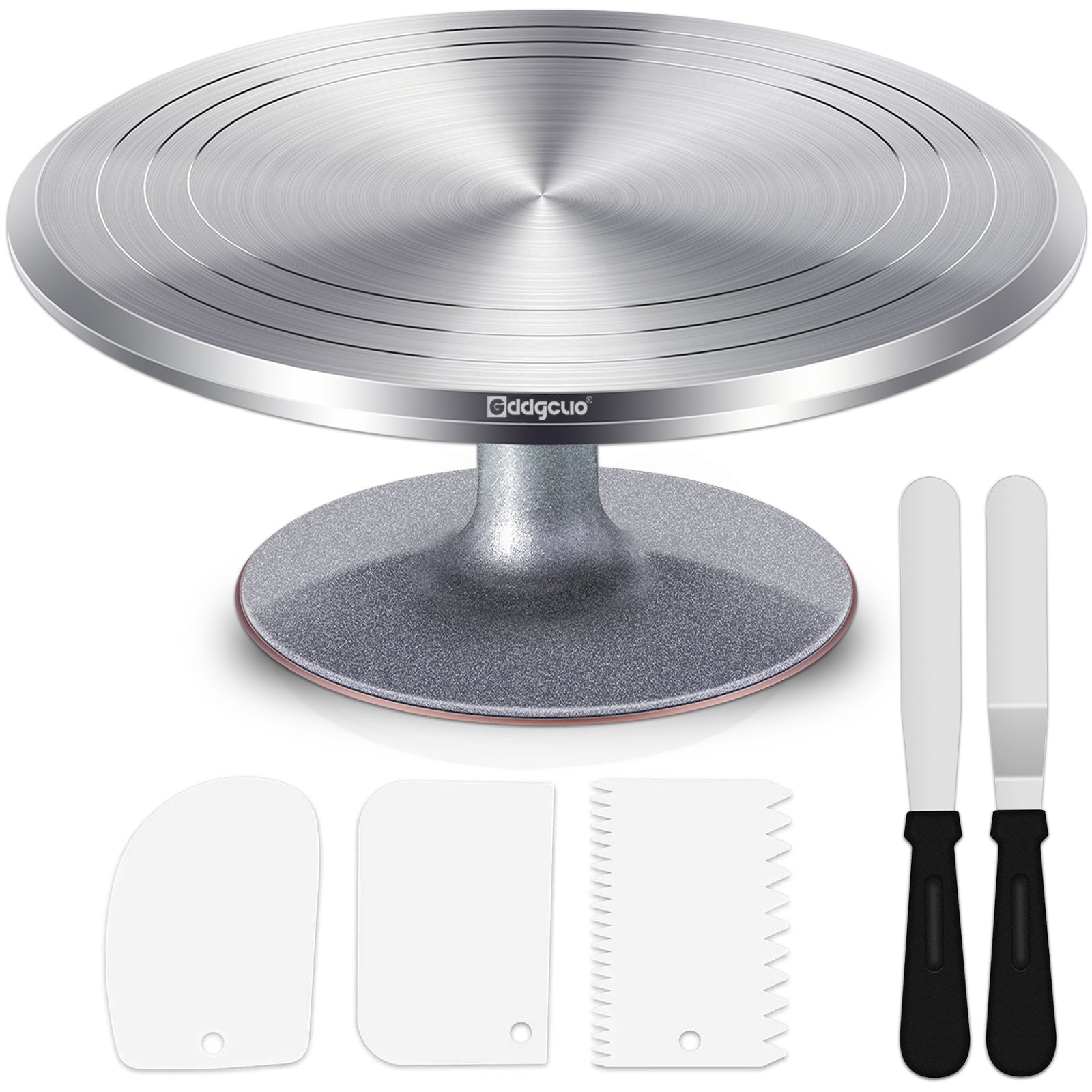 12 Inch Aluminum Revolving Cake Decorating Stand