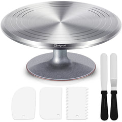 12 Inch Aluminum Revolving Cake Decorating Stand