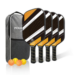 Haitime Fiberglass Pickleball Racket Set with Bag and Balls