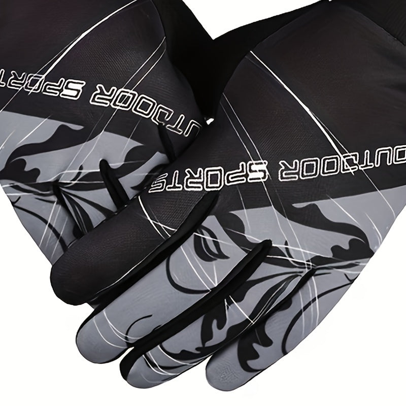 Full Finger Cycling Gloves Breathable Non-slip Mountain Bike Motorcycle Gloves