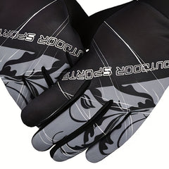 Full Finger Cycling Gloves Breathable Non-slip Mountain Bike Motorcycle Gloves