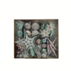 58pcs Christmas Balls Ornaments Xmas Tree Decoration Gift Balls