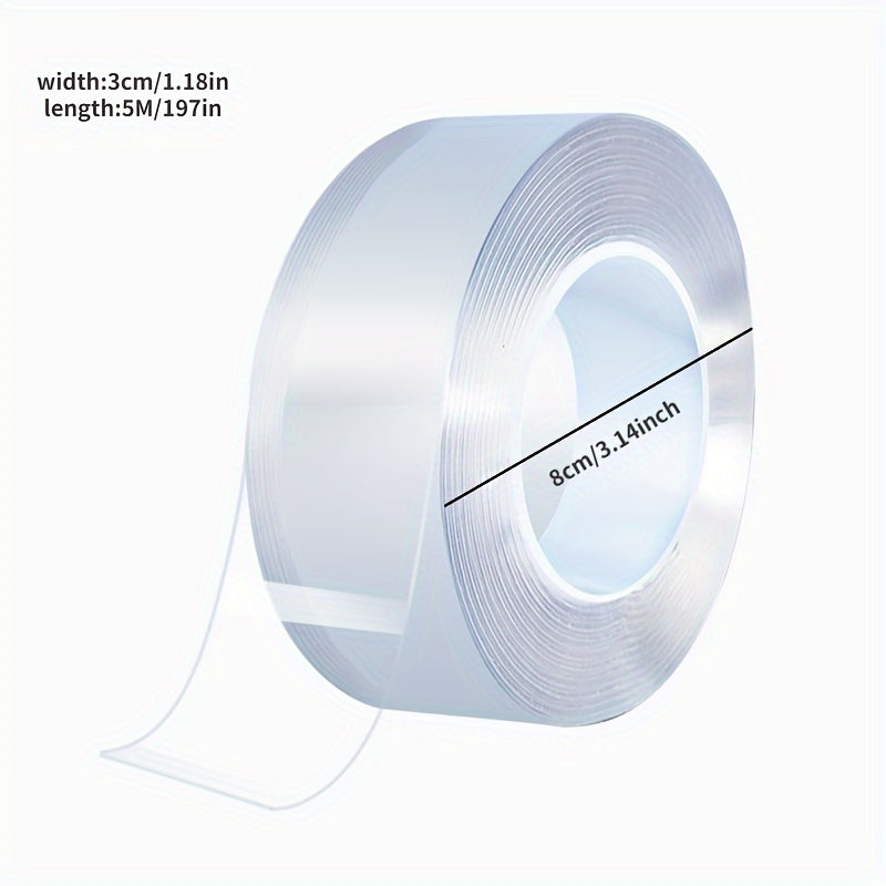 Nano Tape Double Sided Tape Transparent Reusable Waterproof Adhesive Tapes