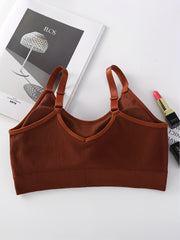 2pcs Seamless Camisole Bra Backless Underwear for Women
