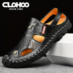 Men's Closed Toe Sandals Non Slip Outdoor Hiking Trekking Sandals
