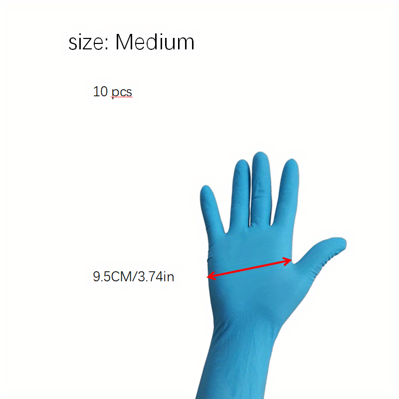 16" Thick Nitrile Gloves for Occupational Work