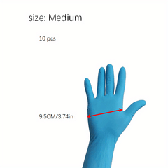 16" Thick Nitrile Gloves for Occupational Work