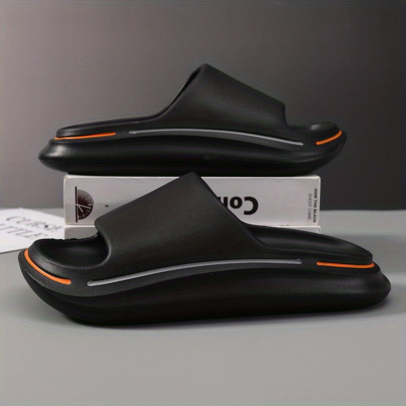Men's Stripper Slippers Outdoor Slides Thick Sole