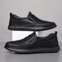 Men's Comfy Non slip PU Leather Loafer Shoes