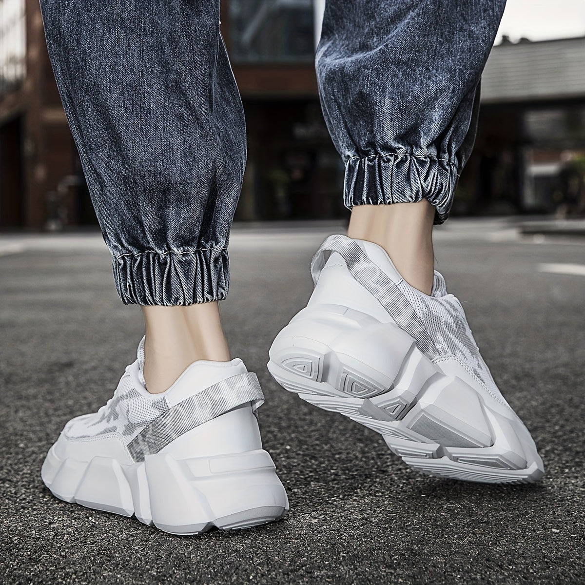 Men's Camo Lightweight Casual Shoes Non Slip Sneakers