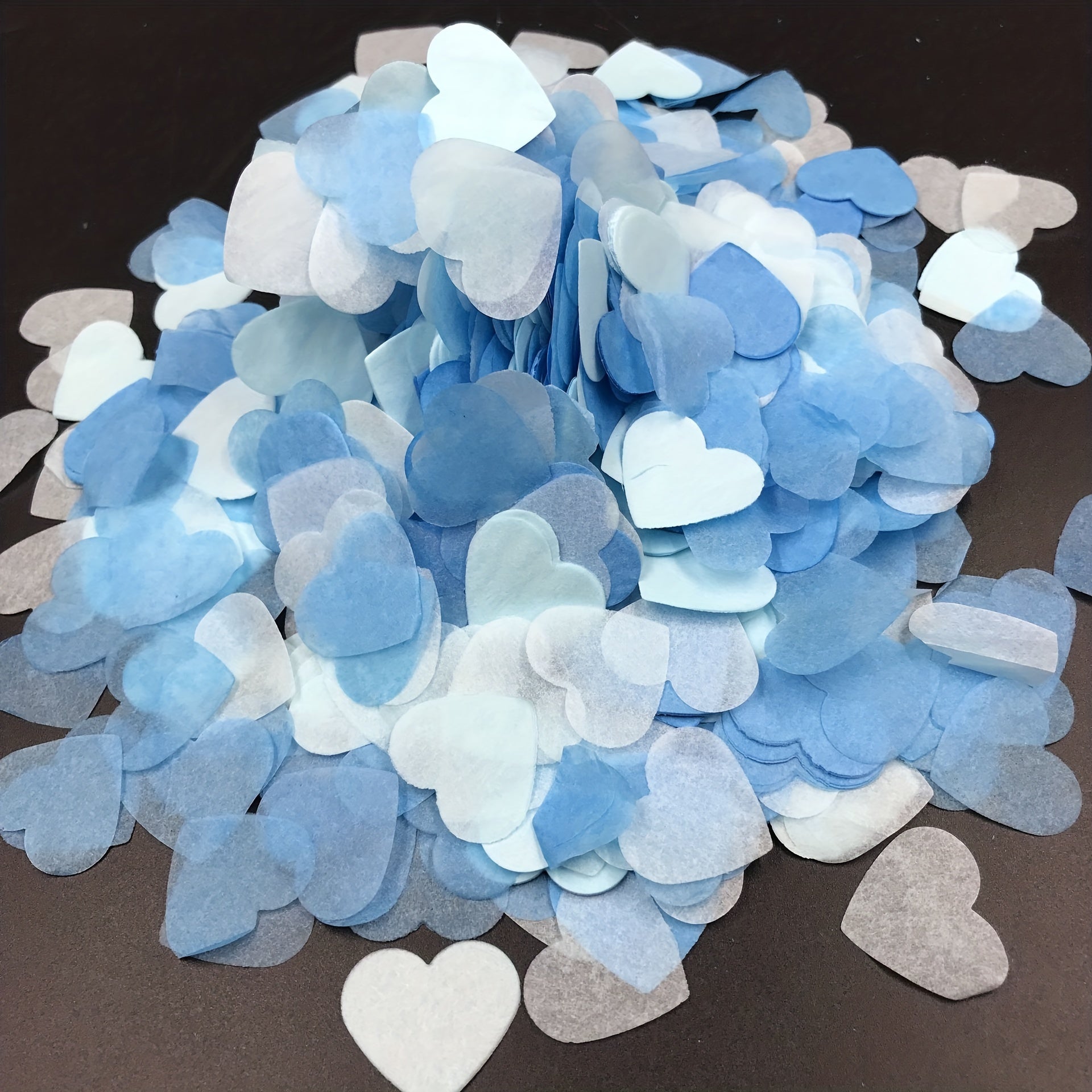 Colorful Love Peach Heart Confetti Wedding Party Hand Throwing Petals