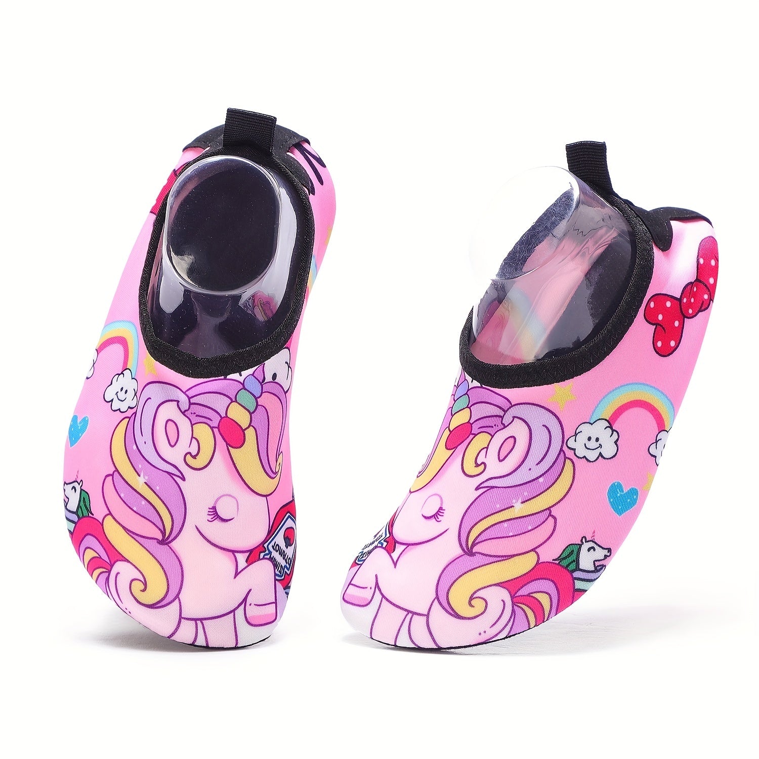 Girl's Rainbow Pony Water Shoes Non Slip Lightweight
