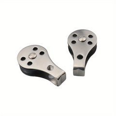 5pcs Stainless Steel Pulley Single Wheel Swivel Pulley Load Bearing