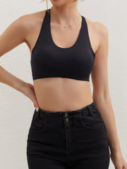 Solid Wireless Bra Comfy & Stretch Women's Lingerie