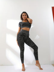 Camouflage Moisture Wicking Yoga Tight Pants