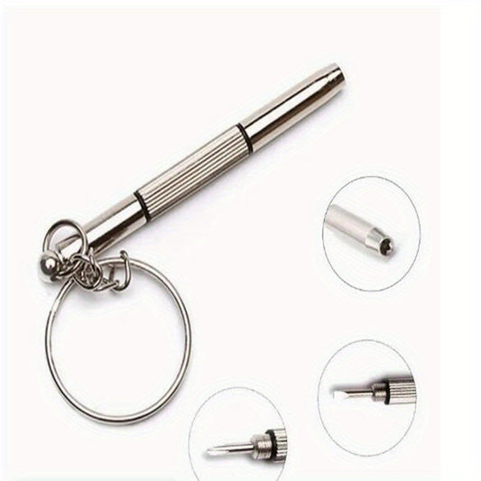 1pc Glasses Screwdriver Keychain Sunglasses Repair Tool