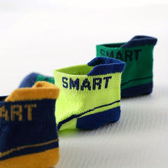 5 Pairs Boys Kids Breathable Ankle Socks Thin Crews for Summer Spring Autumn