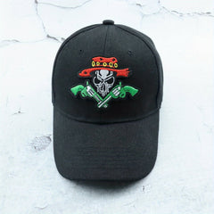 Cowboy Skull Embroidery Baseball Cap Outdoor Dad Hat Adjustable Sunscreen