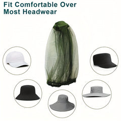 Protective Anti Mosquito Headgear for Outdoor Activities Breathable Mesh