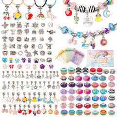 DIY Jewelry Making Kit 162pcs Women's Bracelet Necklace Girls' Jewelry Accessori