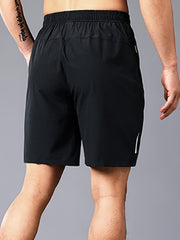 Men's Casual Sports Shorts Elastic Waist Summer Beach Pants