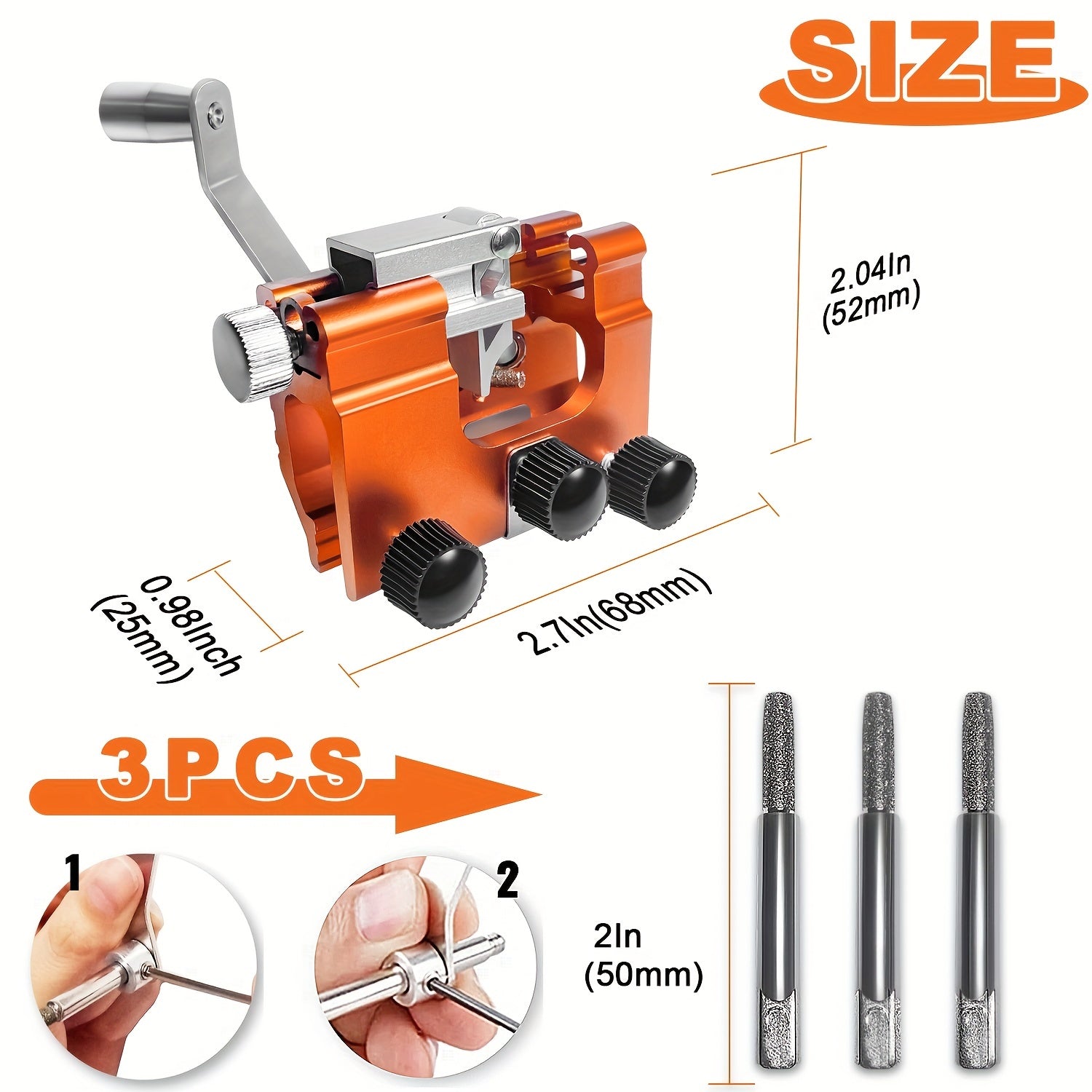 Chainsaw Sharpener Jig Kit for 20-88cm Chainsaws