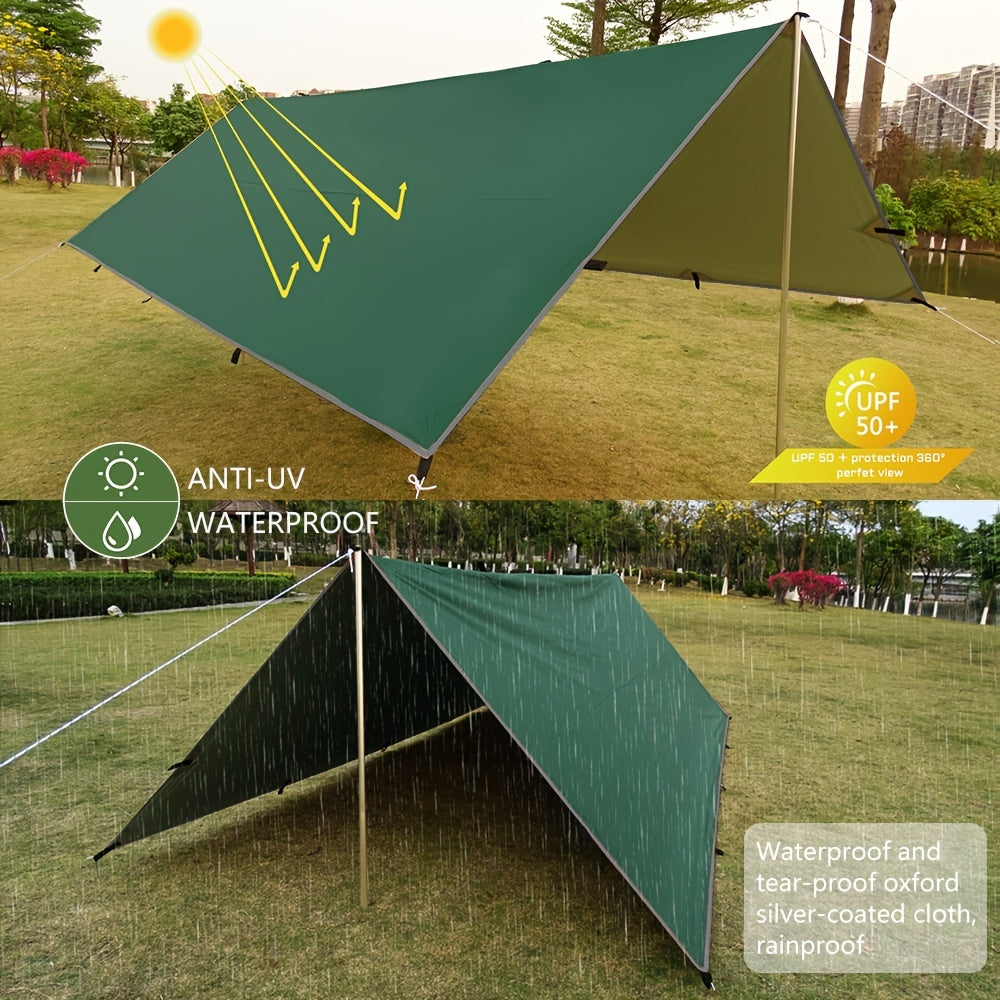 Outdoor Tarpaulin for Rain & Sun Protection – Beach Camping & BBQs