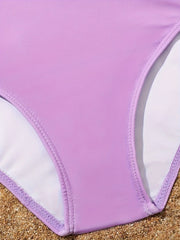 3pc Leopard Print Swimwear Set for Girls Summer Beach Wear