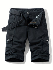 Men's Cotton Cargo Shorts for Spring and Summer
