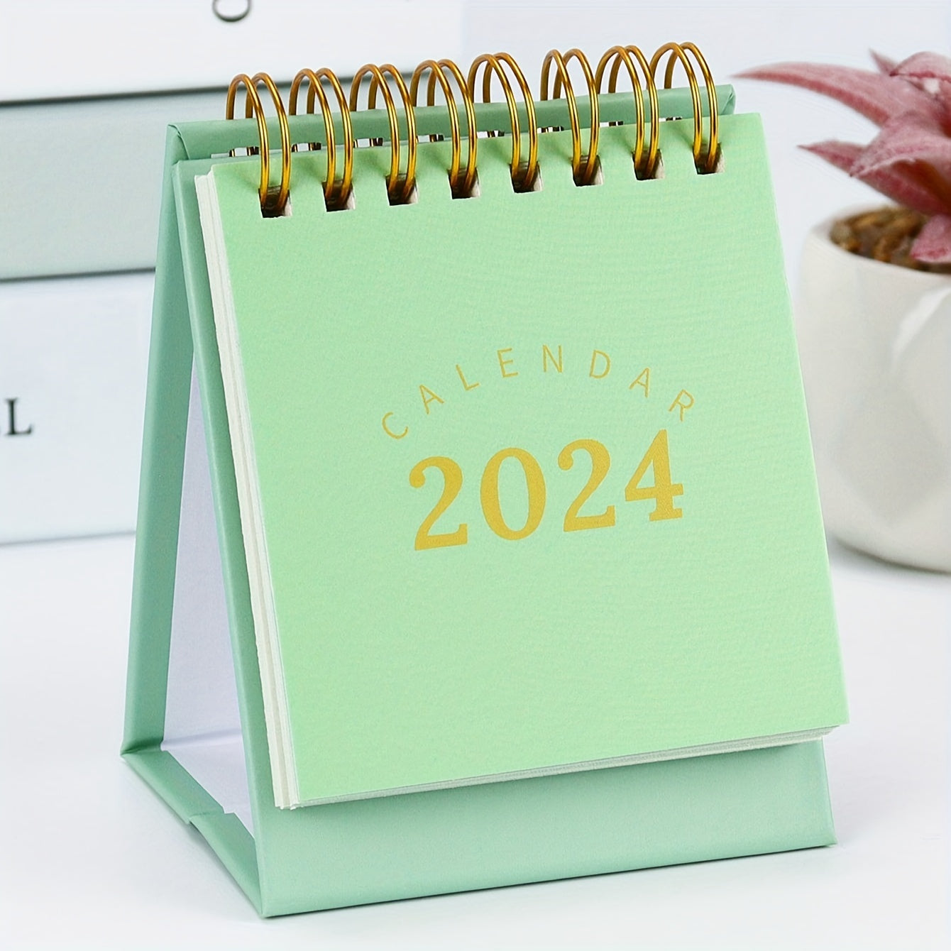 Banana Green Desk Calendar for Office Decoration
