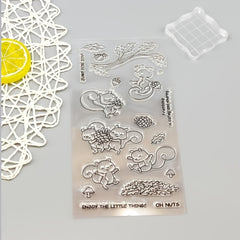 Squirrel Clear Stamp for Crafts