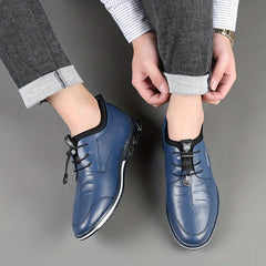 Men's Round Toe Formal Shoes Wear resistant Non Slip Smart Casual Shoes