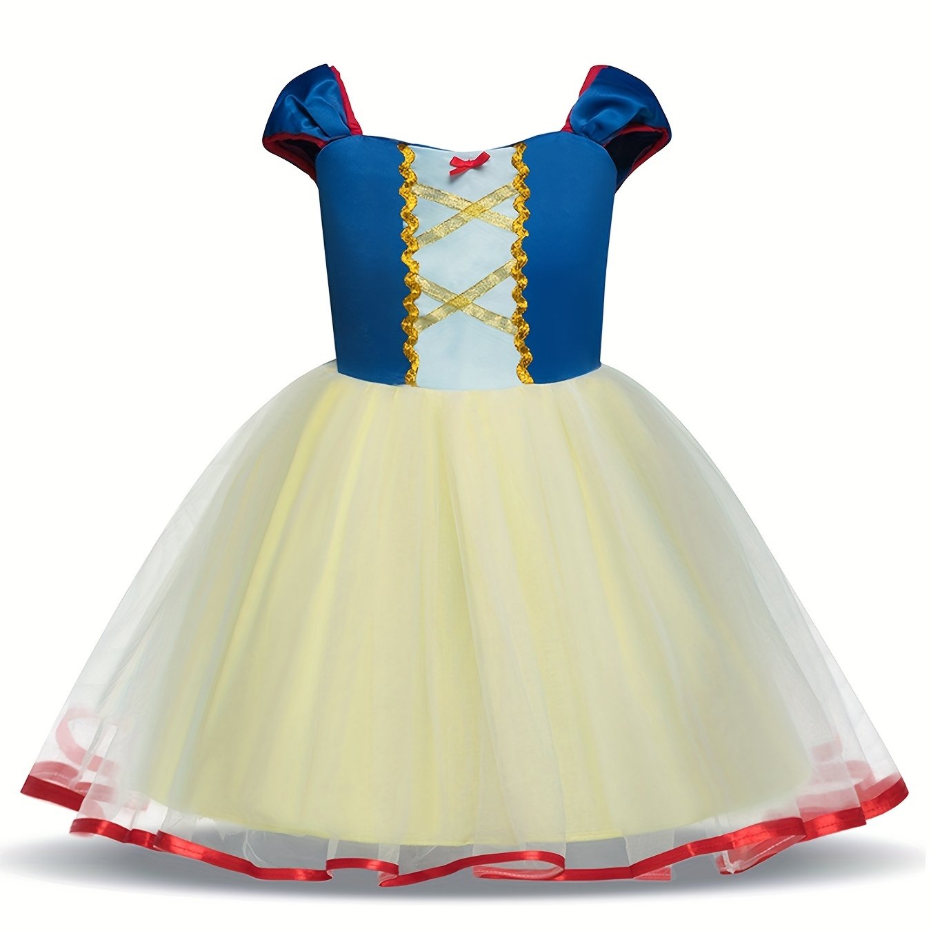 Girl Mesh Puffy Princess Dress Cosplay Costume