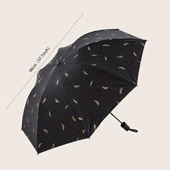 Feather Umbrella UV Protection Sunshade Umbrella Rain Or Shine Dual use