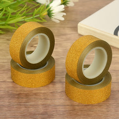 Golden Scallion Powder Tape with Glittering Tape and Stickers