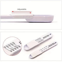 2pcs Adjustable Measuring Spoon Set for Baking and Cooking